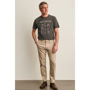 TODD SNYDER New York Beige 100% Cotton Stretch Jeans Pants    Mens Size 30 x 32